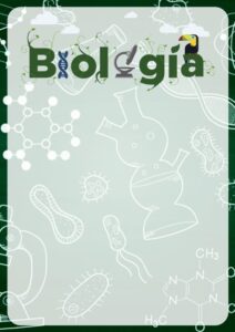 Carátula de Biología para imprimir, modelo 2