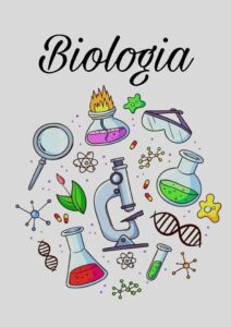 Carátula de Biología para imprimir, modelo 8