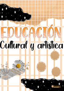 Carátula de Educación Cultural y Artística (ECA), modelo 5
