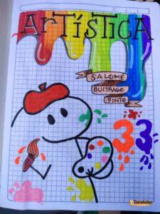 Carátula de Educación Cultural y Artística (ECA), modelo 2