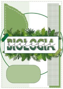 Carátula de Biología para imprimir, modelo 5