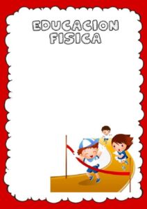 Caratula de Educación Física para Imprimir (1)
