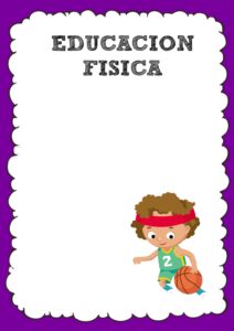 Caratula de Educación Física para Imprimir (2)