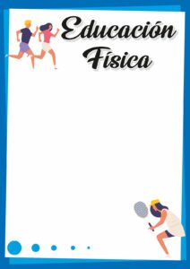 Caratula de Educación Física para Imprimir (7)