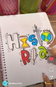 Carátulas de Historia: 52 diseños para imprimir 14 Caratula de Historia Fácil (2)