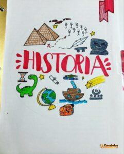 Carátulas de Historia: 52 diseños para imprimir 18 Caratula de Historia Fácil (6)