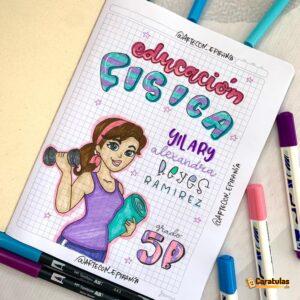 Caratula para Cuaderno de Educación Física (3)