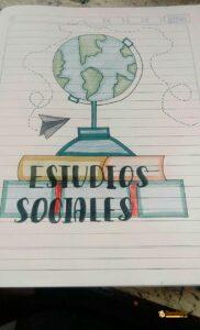 Carátulas de Estudios Sociales: 85 diseños para imprimir 13 Carátulas de Estudios Sociales Fáciles (13)