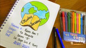 Caratulas de Estudios Sociales para Dibujar (2)