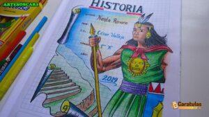 Carátulas de Historia: 52 diseños para imprimir 3 Caratulas de Historia para Bachillerato (2)