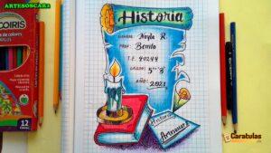 Carátulas de Historia: 52 diseños para imprimir 9 Caratulas de Historia para Bachillerato (8)