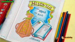 Carátulas de Historia: 52 diseños para imprimir 10 Caratulas de Historia para Bachillerato (9)