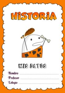 Carátulas de Historia: 52 diseños para imprimir 41 Caratulas de Historia para Imprimir (10)