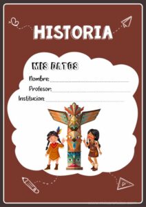 Carátulas de Historia: 52 diseños para imprimir 42 Caratulas de Historia para Imprimir (11)
