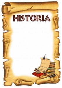 Carátulas de Historia: 52 diseños para imprimir 31 Caratulas de Historia para Imprimir (2)