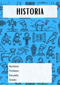 Carátulas de Historia: 52 diseños para imprimir 35 Caratulas de Historia para Imprimir (4)