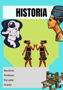 Carátulas de Historia: 52 diseños para imprimir 38 Caratulas de Historia para Imprimir (7)