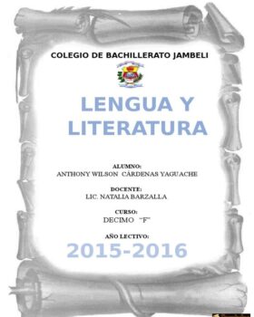Caratulas de Lengua y Literatura para Bachillerato (9)