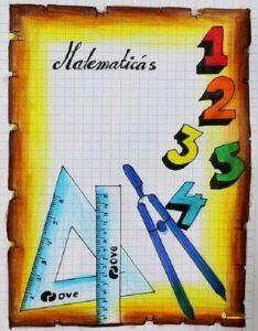 Caratulas de Matemáticas para Dibujar (5)