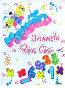 Caratulas de Matematicas para Niñas (9)