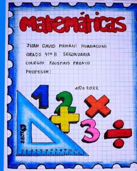 Caratulas de Matemáticas para Niños (1)
