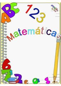 Caratulas de Matemáticas para Niños (4)