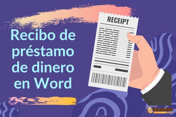 Recibo De Préstamo De Dinero En Word Descarga Gratis 1865