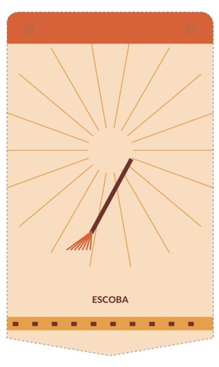 Banderines de Halloween para imprimir: 6 estilos PDF gratis 15 Adorno imprimible original Escoba, estilo Retro calabazas