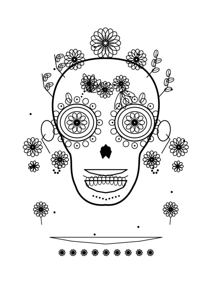 Calavera modelo 6: Calaverita de siete puntas, vista previa del PDF nuevo