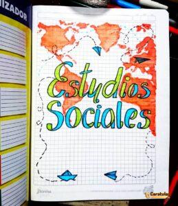 Carátulas de Estudios Sociales: 85 diseños para imprimir 80 caratula de estudios sociales para colegio (4)
