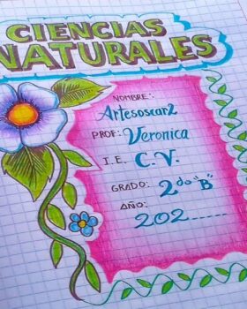 carátulas de ciencias naturales para niñas (7)
