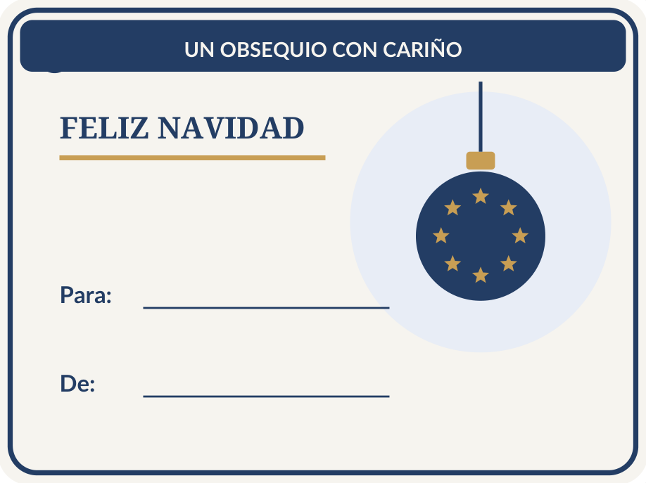 Etiquetas navideñas para regalos: 36 modelos PDF y PNG 23 Etiqueta navideña individual para regalos: Esfera brillante