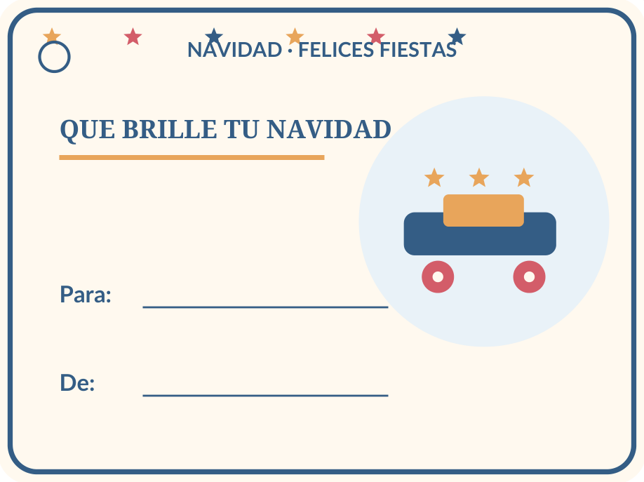 Etiquetas navideñas para regalos: 36 modelos PDF y PNG 36 Etiqueta navideña individual para regalos: Tren navideño