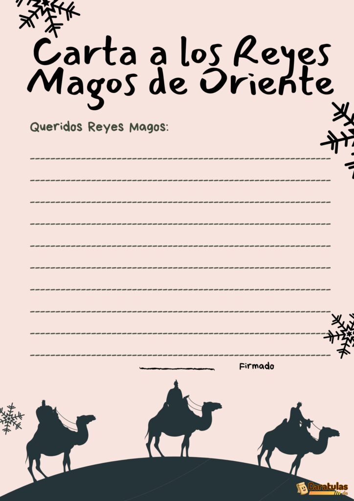 10 Cartas de los Reyes Magos para Imprimir: La Magia de la Navidad 10 10 Cartas de los Reyes Magos para Imprimir: La Magia de la Navidad