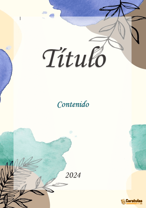 Plantilla Portadas Aesthetic para Word: Descargar Gratis 19 Plantilla Portadas Aesthetic para Word: Descargar Gratis