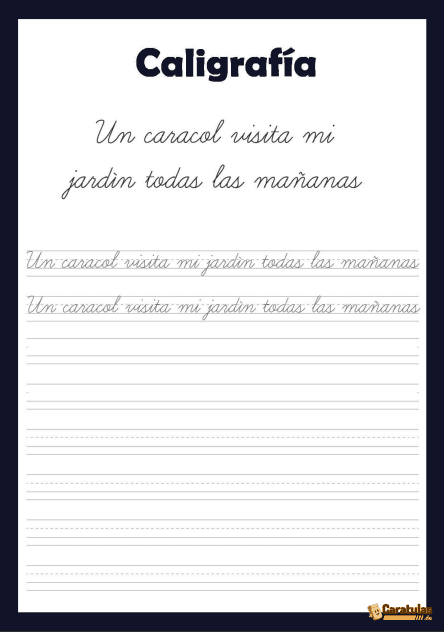 Plantilla de Caligrafía para Adultos: Descargar Gratis en PDF Gratis 17 Plantilla de Caligrafía para Adultos: Descargar Gratis en PDF Gratis