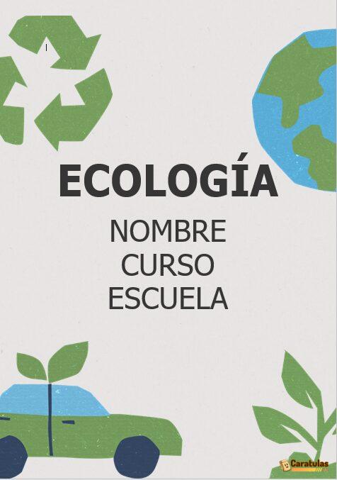 Portadas de Ecología y Medio Ambiente en Word Editable Descargar Gratis 15 Portadas de Ecología y Medio Ambiente en Word Editable Descargar Gratis
