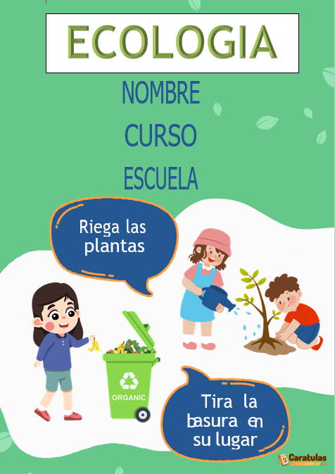 Portadas de Ecología y Medio Ambiente en Word Editable Descargar Gratis 16 Portadas de Ecología y Medio Ambiente en Word Editable Descargar Gratis