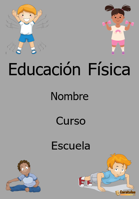 Portadas de Educación Física 17 Portadas de Educación Física