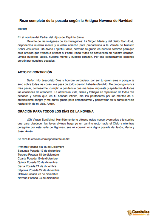 Letanía para Pedir Posada en PDF 16 Letanía para Pedir Posada en PDF