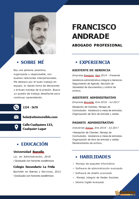 Curriculum Vitae en Word para Rellenar: Formatos de CVs para Descargar Gratis 13 Curriculum Vitae en Word para Rellenar: Formatos de CVs para Descargar Gratis
