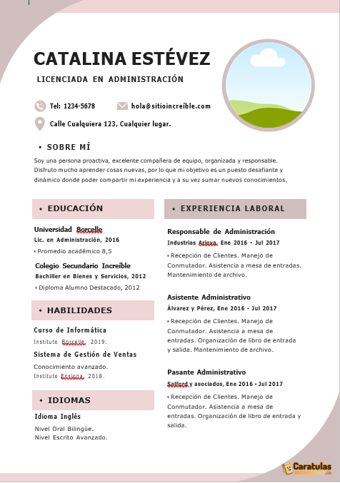 Curriculum Vitae en Word para Rellenar: Formatos de CVs para Descargar Gratis 14 Curriculum Vitae en Word para Rellenar: Formatos de CVs para Descargar Gratis
