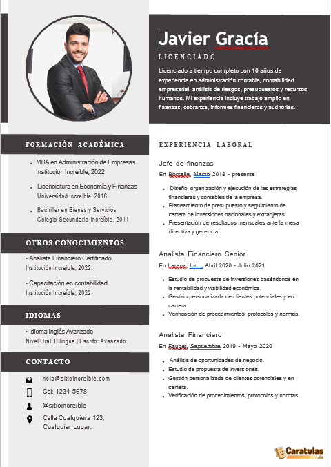 Curriculum Vitae en Word para Rellenar: Formatos de CVs para Descargar Gratis 15 Curriculum Vitae en Word para Rellenar: Formatos de CVs para Descargar Gratis