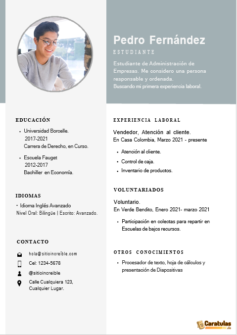 Curriculum Vitae en Word para Rellenar: Formatos de CVs para Descargar Gratis 27 Curriculum Vitae en Word para Rellenar: Formatos de CVs para Descargar Gratis