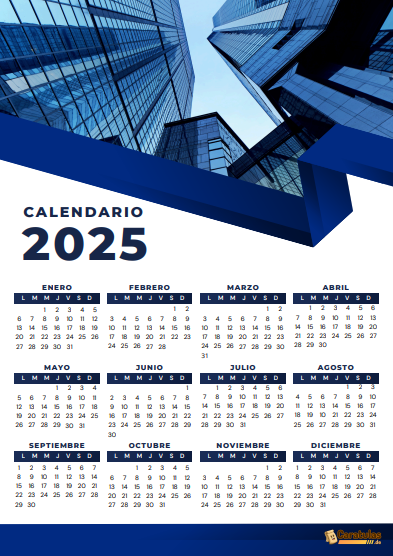 Calendario 2025 para Imprimir: Descargar Gratis en PDF 19 Calendario 2025 para Imprimir: Descargar Gratis en PDF