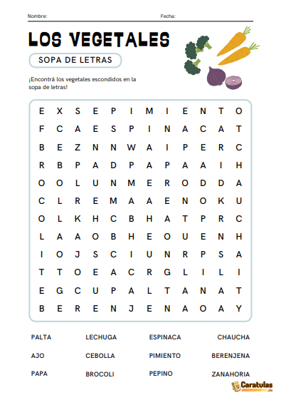 Sopa de Letras para Imprimir: Descargar Gratis en PDF 13 Sopa de Letras para Imprimir: Descargar Gratis en PDF