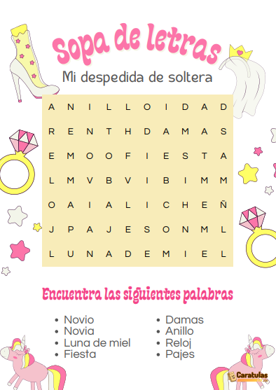Sopa de Letras para Imprimir: Descargar Gratis en PDF 16 Sopa de Letras para Imprimir: Descargar Gratis en PDF