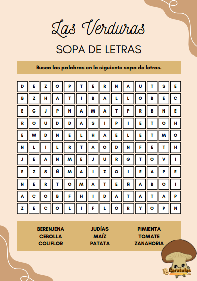 Sopa de Letras para Imprimir: Descargar Gratis en PDF 18 Sopa de Letras para Imprimir: Descargar Gratis en PDF