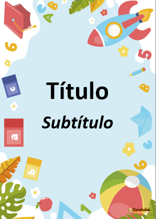 Portadas para Preescolar para Word Editables Descargar Gratis 13 Portadas para Preescolar para Word Editables Descargar Gratis