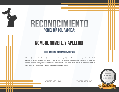 Diplomas para el papá en Word Editables Descargar Gratis 18 Diplomas para el papá en Word Editables Descargar Gratis